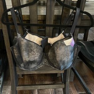 Lane Bryant bra, black